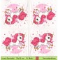 Preview: Kleines rosa Einhorn - 1 Lunch Serviette